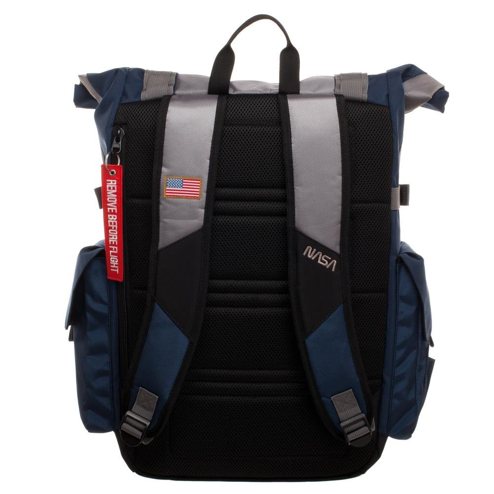 Bioworld NASA Backpack Roll Top Built Up Laptop Bag