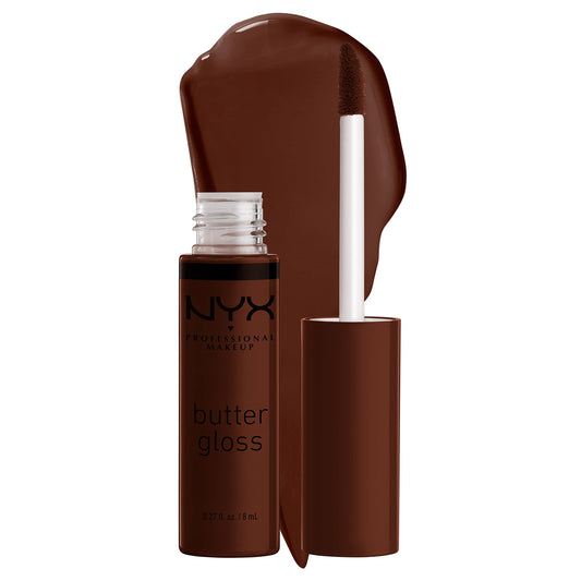 NYX PROFESSIONAL MAKEUP Butter Gloss Brown Sugar, Non-Sticky Lip Gloss - Lava Cake (Rich Brown) Beauty & Personal Care NYX PROFESSIONAL MAKEUP