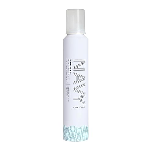 NAVY Hair Care Whirlpool Styling Foam for Curly Hair | Made with Argan Oil and Green Tea for Frizz Control | 6 oz