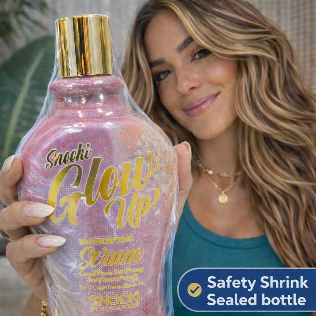 Snooki Glow Up Quad Power Skin Firming UV Intensifying Serum & Red Light Complex 12oz