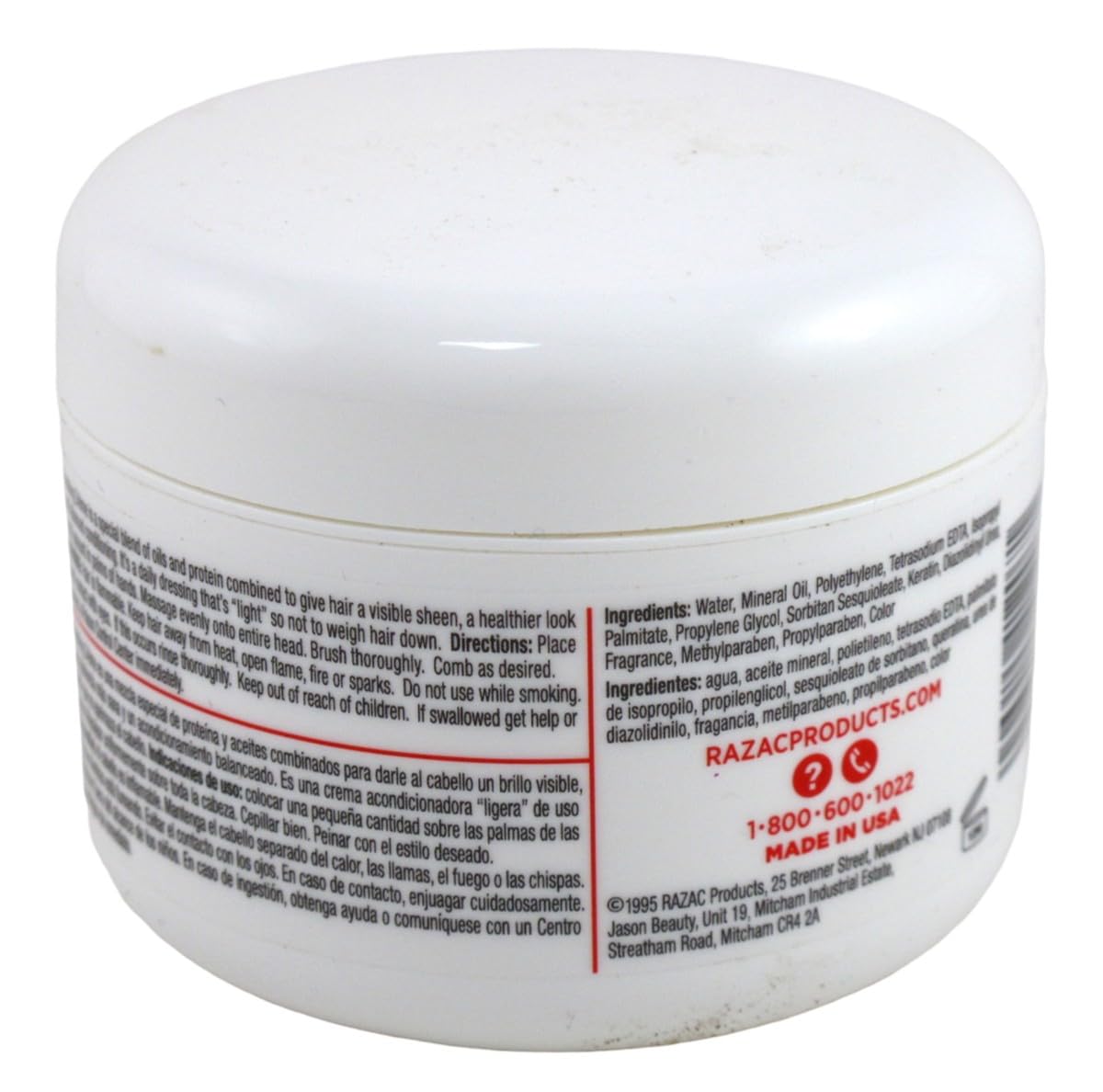Razac Perfect For Perms Finish Creme 8 Ounce (235ml) (6 Pack)
