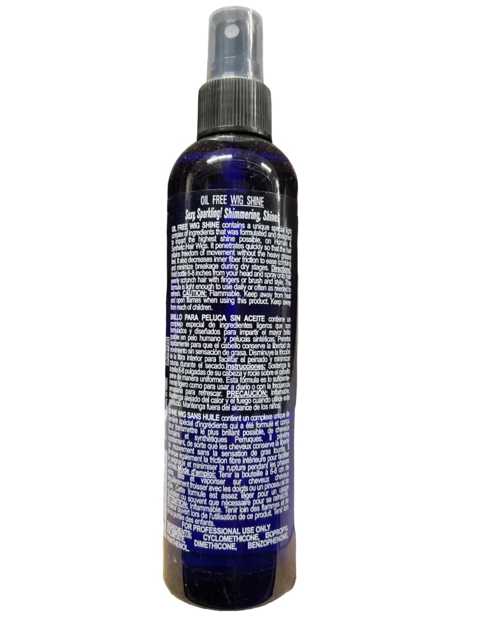 Bonfi Natural Oil Free Wig Shine Spray 8 Oz