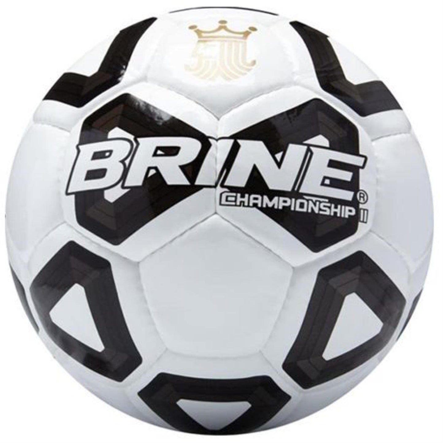 Brine Championship II Soccer Ball Size 5-White/Bla
