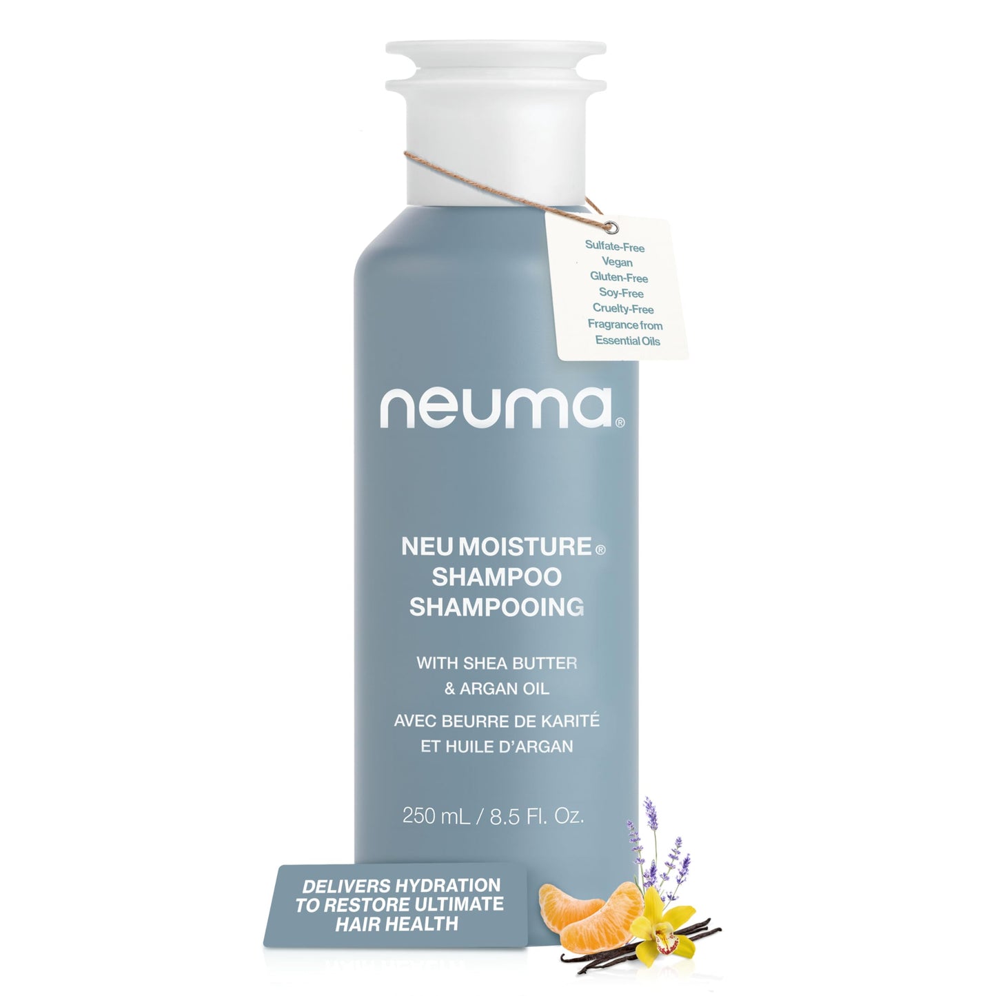 Neuma Neu Moisture Shampoo 8.5 Fl. Oz. Moisture Shampoo, Lavender, Mandarin & Vanilla Scent