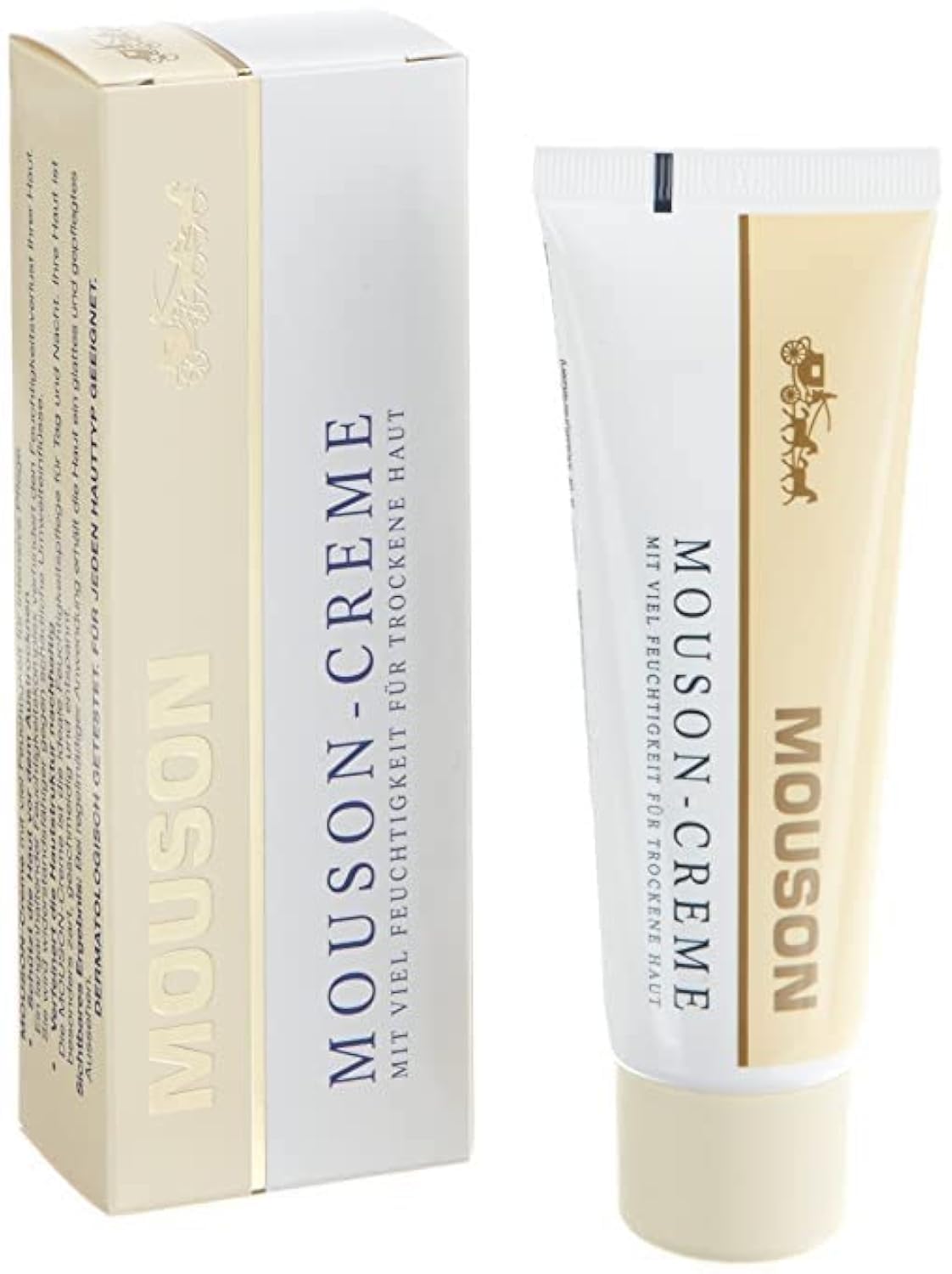 Mouson Face , Neck and Décolleté moisturizing Care Cream, with a lot of Moisture, Protects the Skin from Drying out, with long-lasting Moisture
