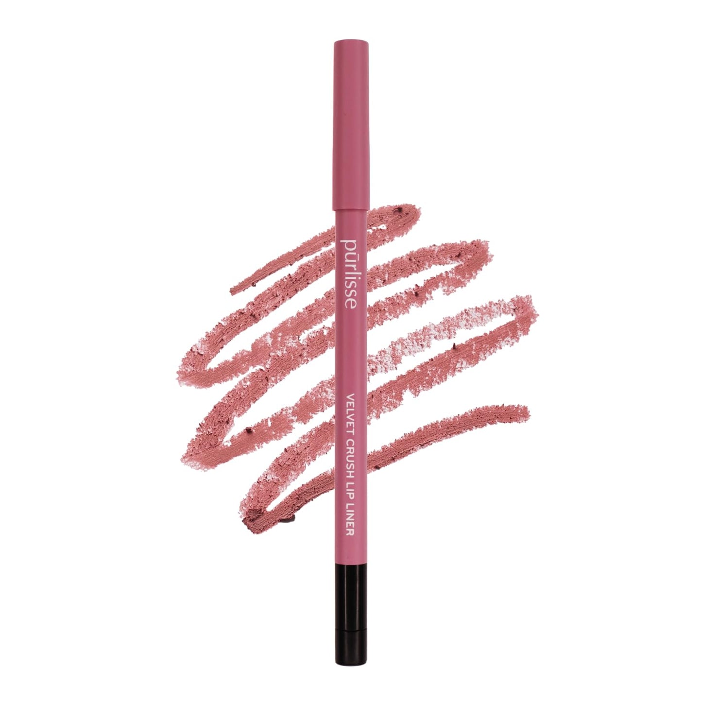 p?rlisse Velvet Crush Long Lasting Creamy Lip Liner Pencil - Matte Smudge-Proof Lip Pencil - Enriched with Bakuchiol, Macadamia Seed Oil & Shea Butter