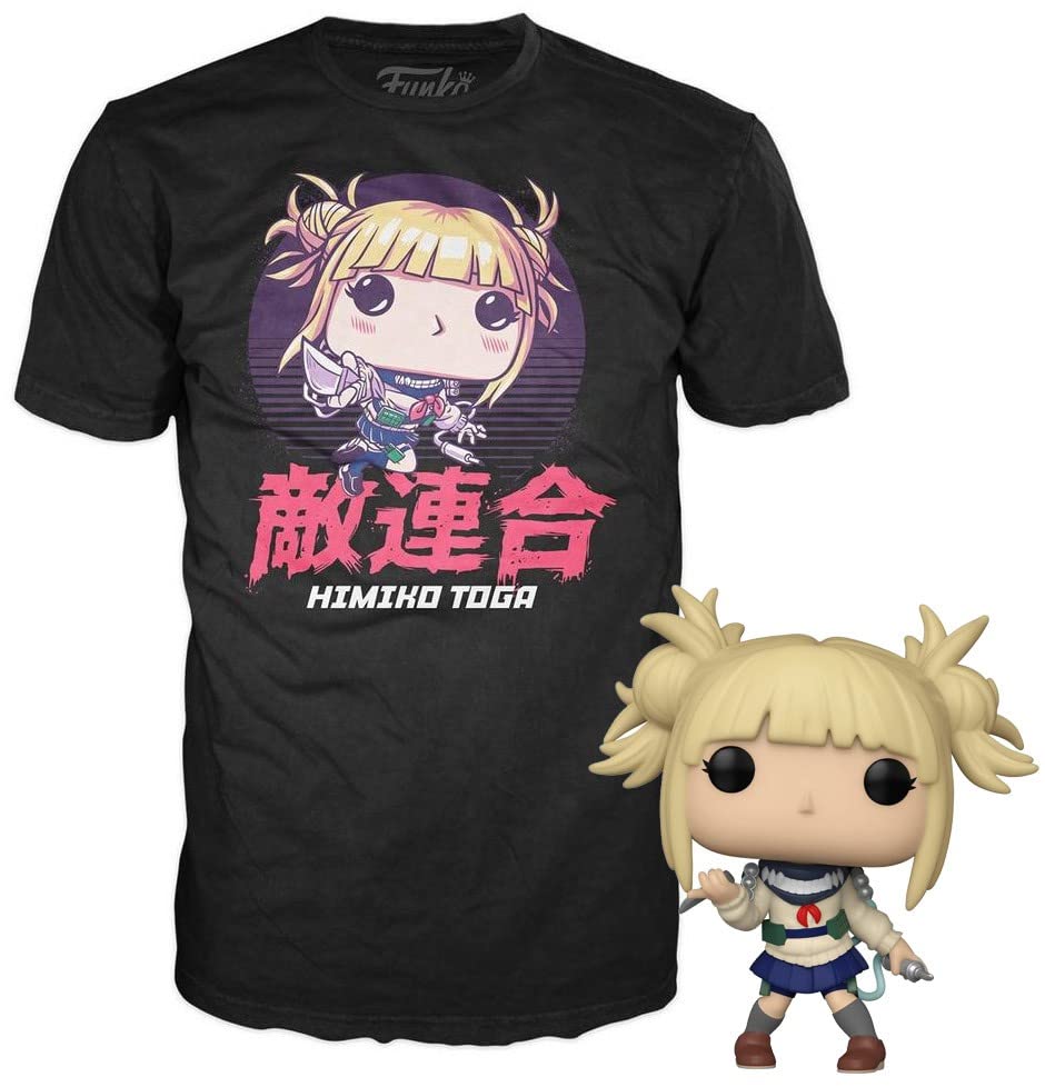 Funko My Hero Academia POP! Tees Himiko Unmasked Exclusive Vinyl Figure & T-Shirt [Small]