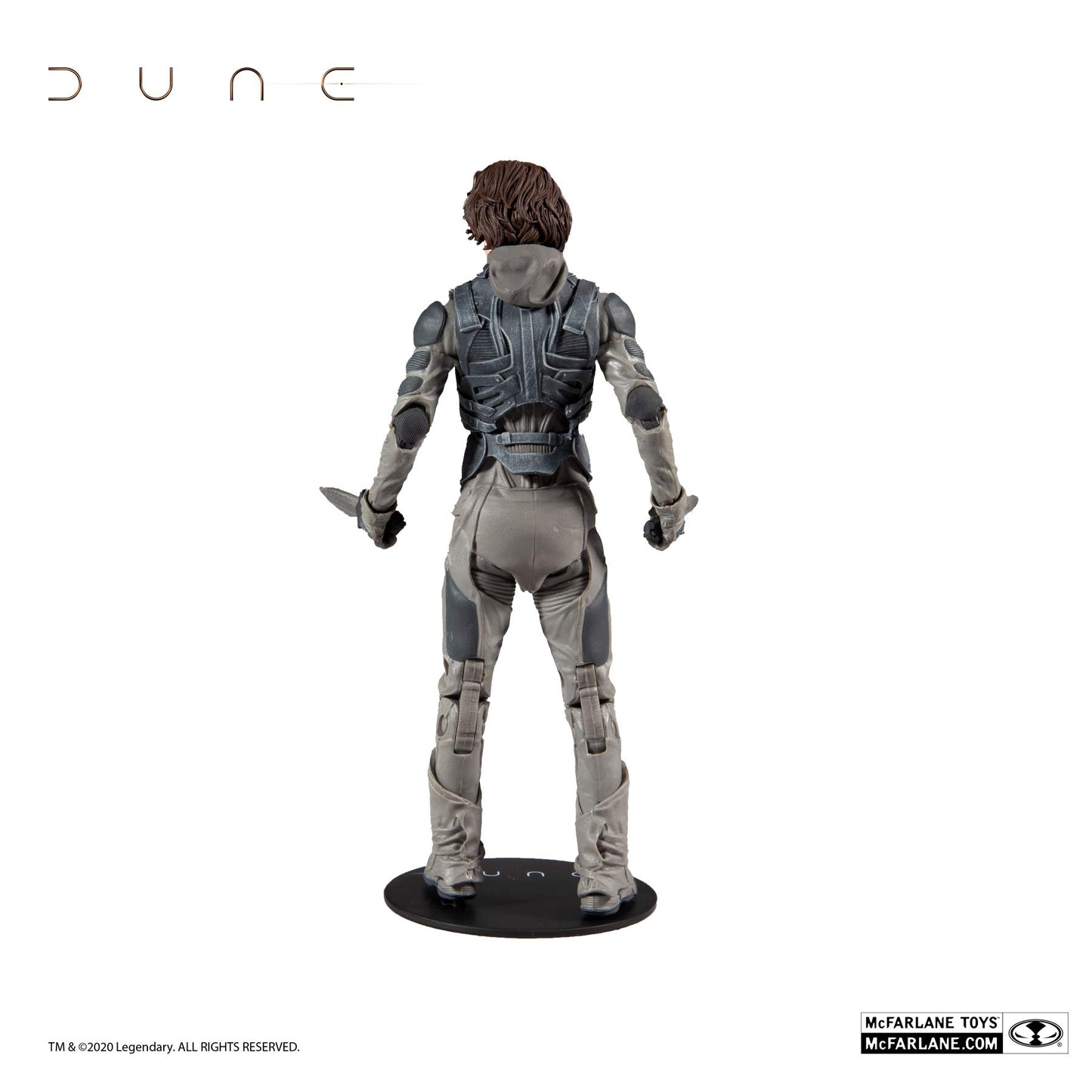 McFarlane Toys Dune Paul Atreides 7-inch Action Figure with Build-A Glossu ‘Beast’ Rabban Figure Parts, Multicolor