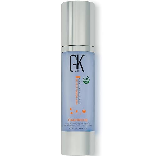 GK HAIR Cashmere Hair Cream 1.69 Oz - Smoothing & Shine Styling Cream with Argan Oil, Anti Frizz Hair Cream for Soft, Silky & Manageable Hair