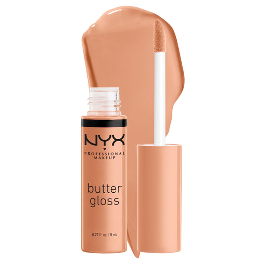 NYX PROFESSIONAL MAKEUP Butter Gloss, Non-Sticky Lip Gloss - Fortune Cookie (True Nude) Beauty & Personal Care NYX PROFESSIONAL MAKEUP