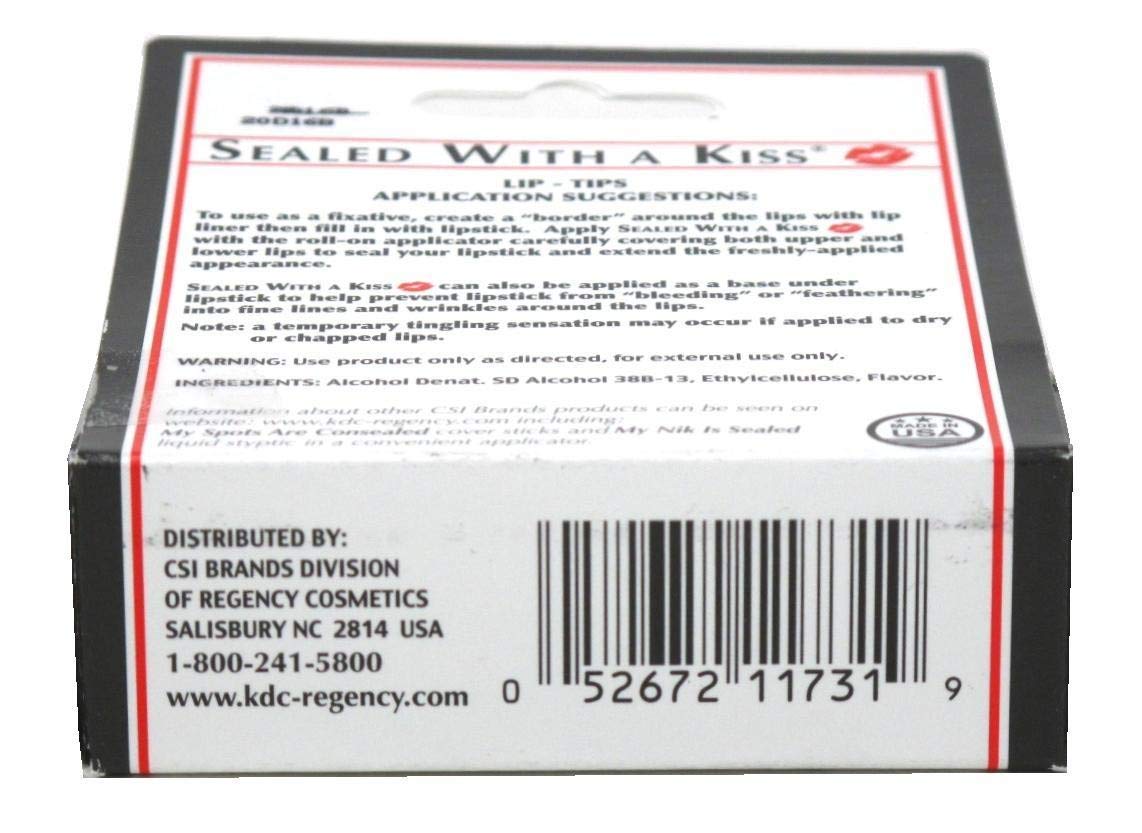 Sealed With A Kiss Lipstick Fixative | Roll-On Applicator| Value Size 12ml | Smear Proof | Smudge Proof | Kiss Proof