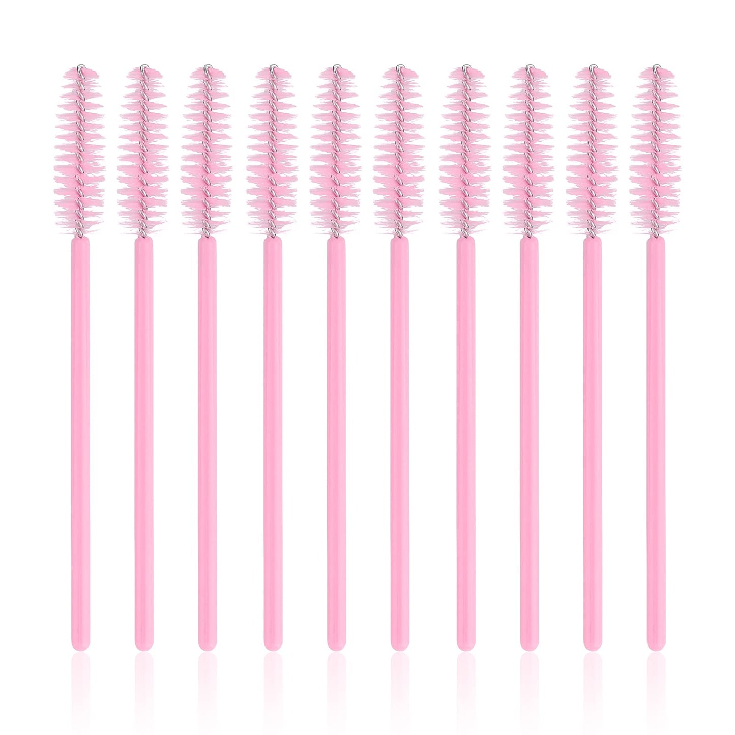 Disposable Eyelash Mascara Brushes Wands Applicator Makeup Kits 100 Pack (Baby Pink) Beauty and Personal Care G2PLUS