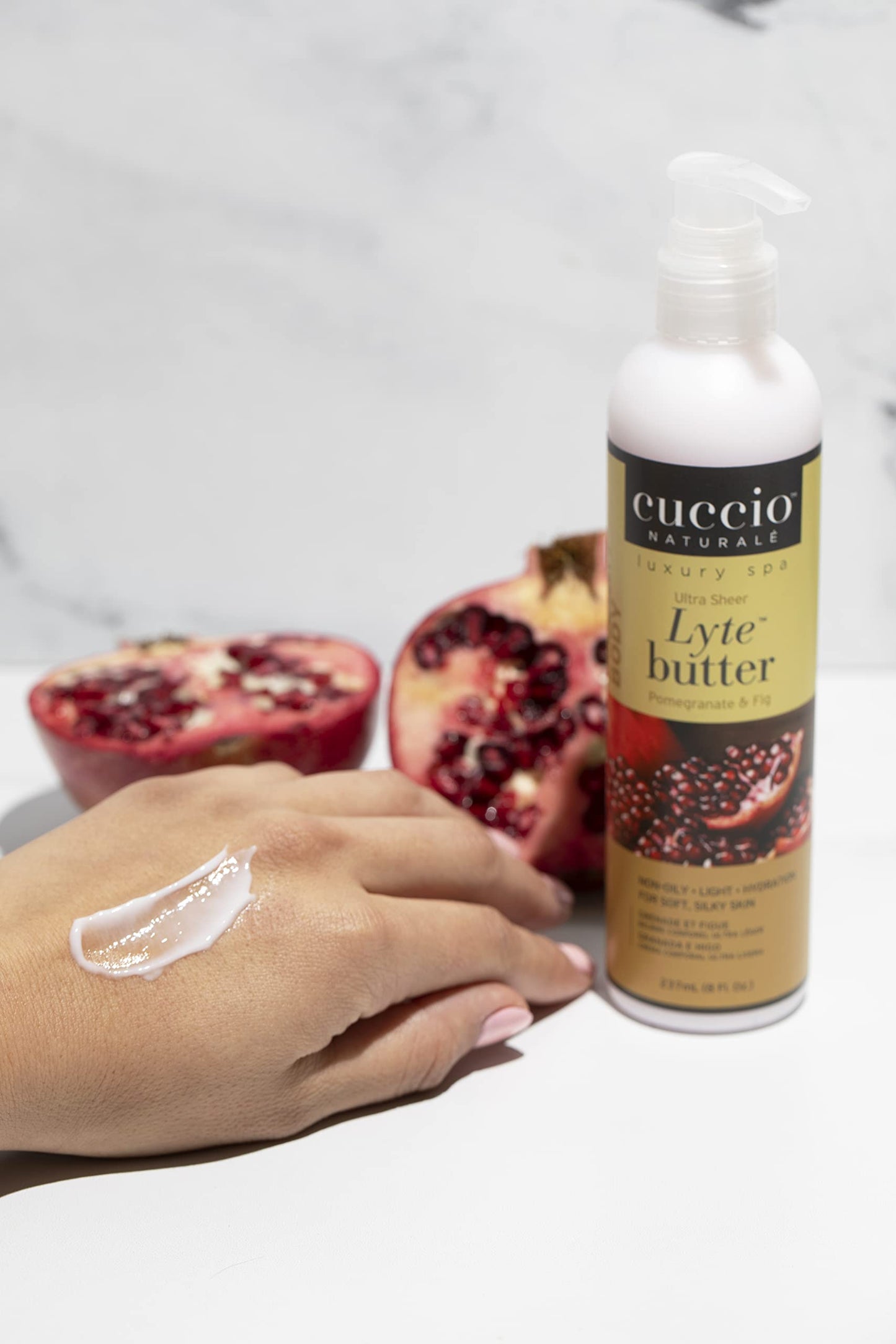 Cuccio Naturale Lyte Ultra-Sheer Body Butter - Replenishing Scented Moisturizer Cream - Deep Hydration To Repair Dry Skin - All Natural, Cruelty-Free