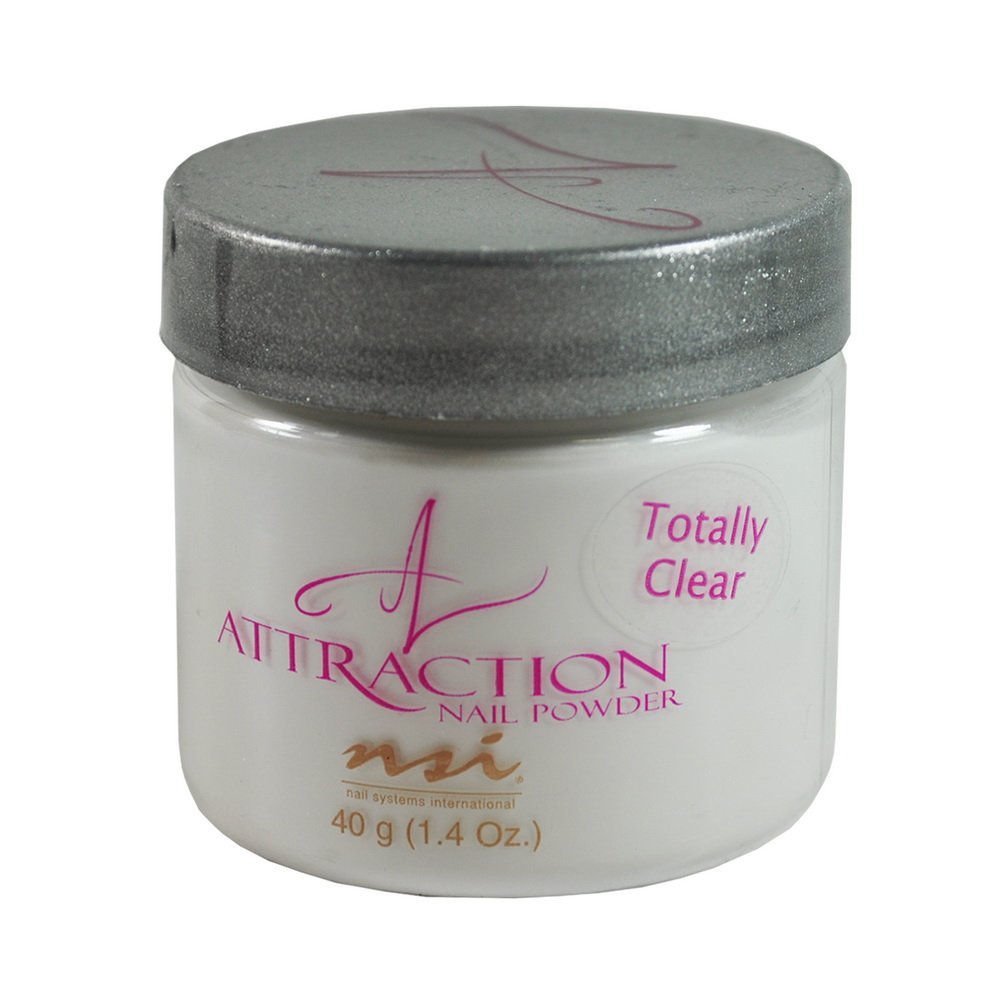NSI Attraction Acrylic Nail Powder - Totally Clear - 1 Pack Beauty & Personal Care NSI