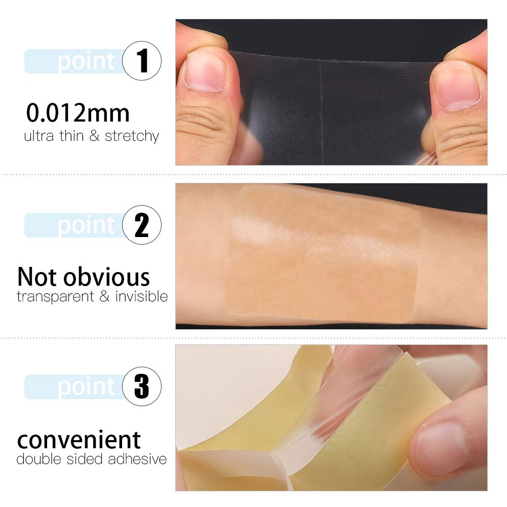 Unisex Antiperspirant Pad,Disposable Armpit Sheet Sweat Prevention Pads Transparent Underarm Shielding Antiperspirant Pad,600cm Beauty and Personal Care SolUptanisu
