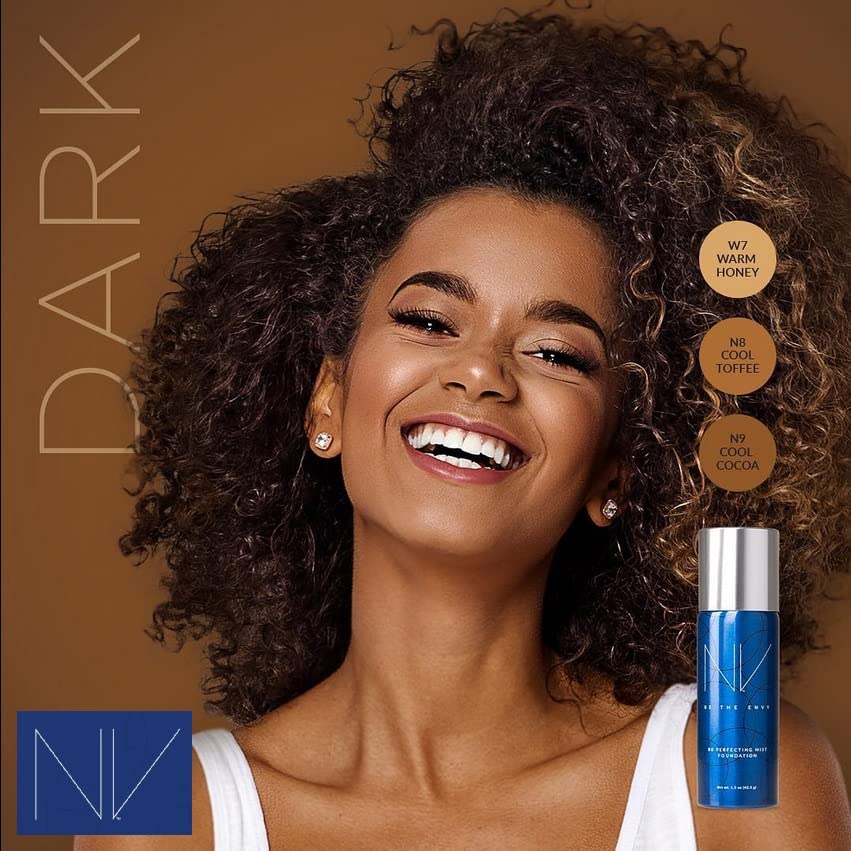 NV BB Perfecting Mist Foundation Buildable Coverage Professional Airbrush Makeup with Plant-based Stem Cell Polypeptides
