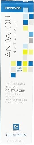 Andalou Naturals Acai Plus White Tea Oil-free Skin Moisturizer, 2.1 Oz