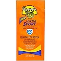 Banana Boat Sport Sunscreen, SPF 30 Protection lotion, Travel Packets, 0.4 Fl Oz (Pack of 24)