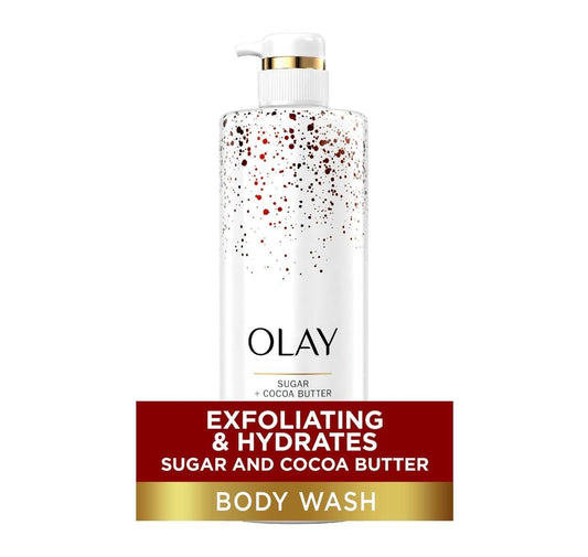 Olay Sugar + Cocoa Butter Body Wash, 20 fl oz