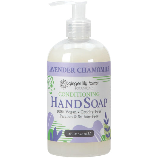 Ginger Lily Farms Botanicals Conditioning Liquid Hand Soap Refill, 100% Vegan & Cruelty-Free, Lavender Chamomile Scent, 12 Fl Oz Beauty & Personal Care Ginger Lily Farms