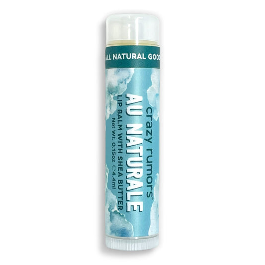 Crazy Rumors Au Naturale Unflavored Lip Balm. 100% Natural, Vegan, Plant-Based, Made in USA (1-Pack) Beauty and Personal Care Crazy Rumors