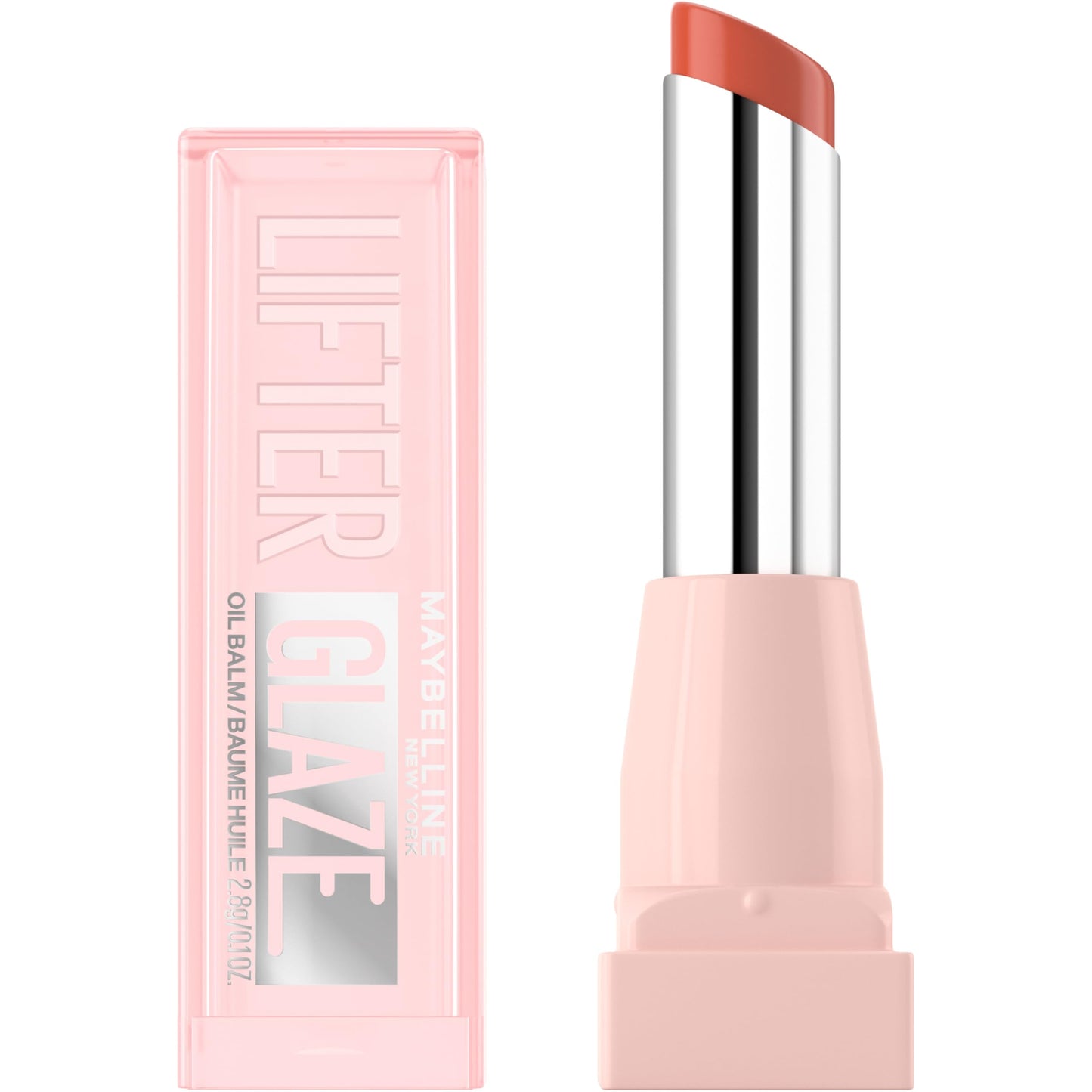 MAYBELLINE Lifter Glaze Oil Balm with Hyaluronic Acid and Hydrating Oil Blend, Lip Balm with 24HRs of Smooth, Moisturizing Shine, Caramel Glow (Sheer