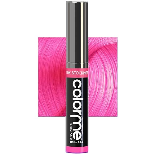 Colorme Root Touch Up Temporary Hair Mascara to color and Blend Semi Permanent Dye regrowth. Washes Out (PINK STOCKINGS)