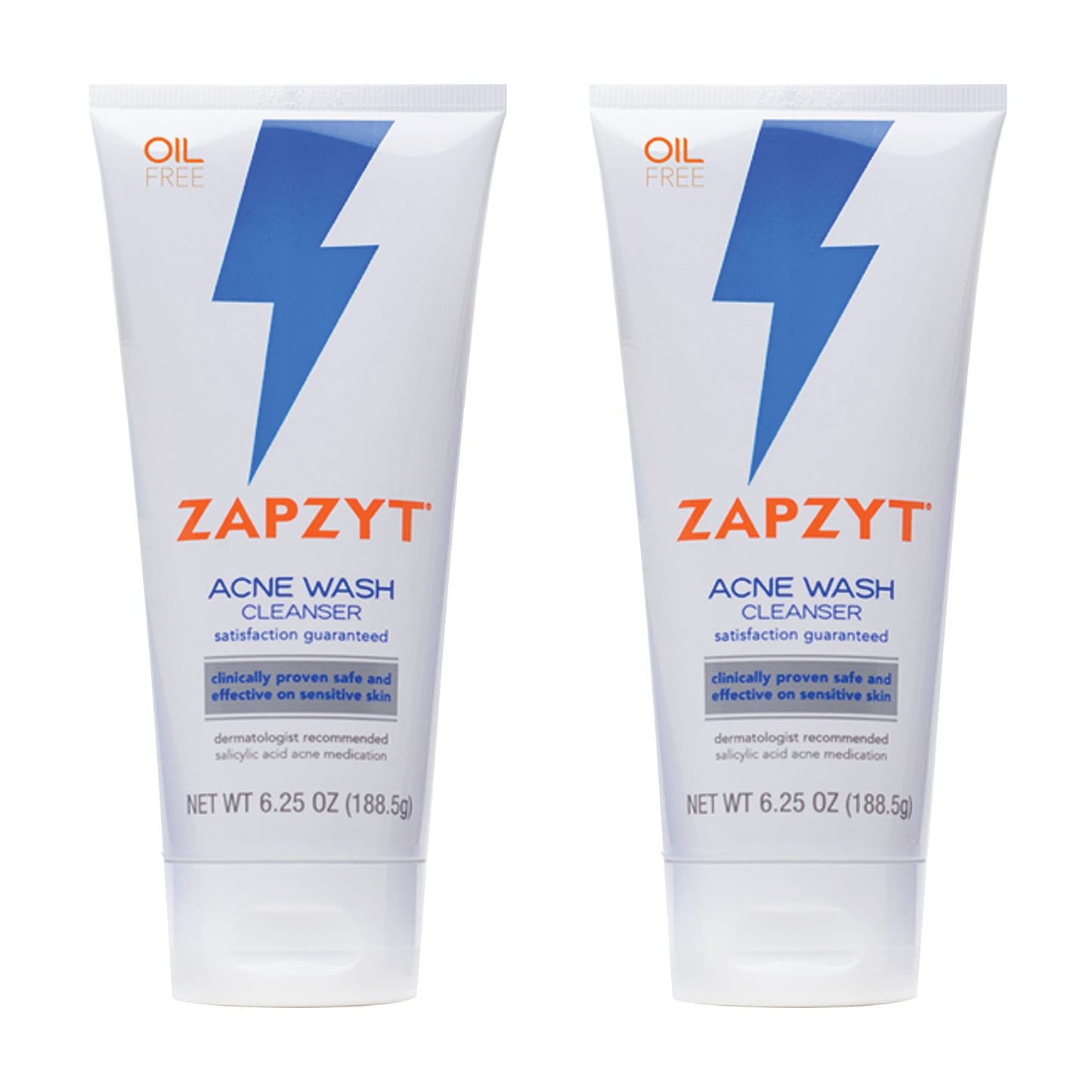 ZapZyt Acne Wash, 6.25 Ounce (Pack of 2)