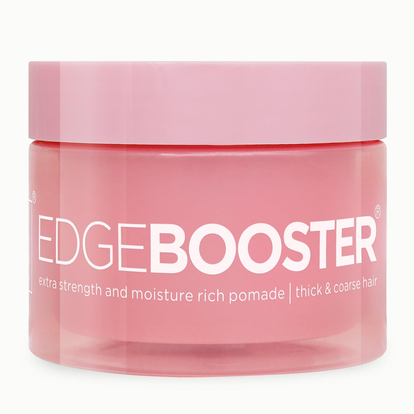 Style Factor Edge Booster Extra Strength & Moisture Rich Pomade | Strong Hold Edge Control Gel for Thick & Coarse Hair | High Shine, Non-Greasy