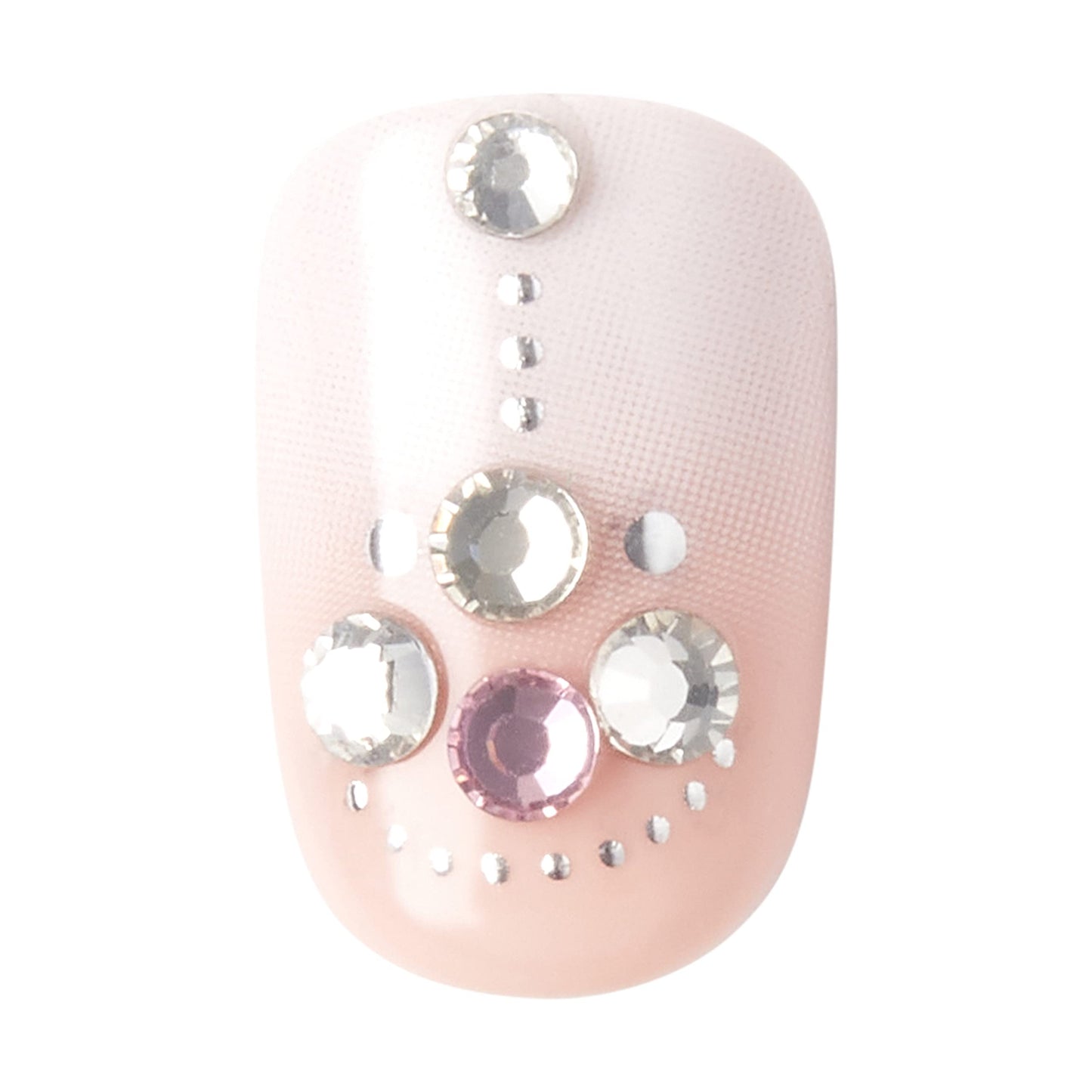 KISS imPRESS Couture Collection Press-On Manicure, Woo, with Jewelled Accents, Includes 30 Fake Nails, Prep Pad, Mini File, and Cuticle Stick Beauty & Personal Care KISS
