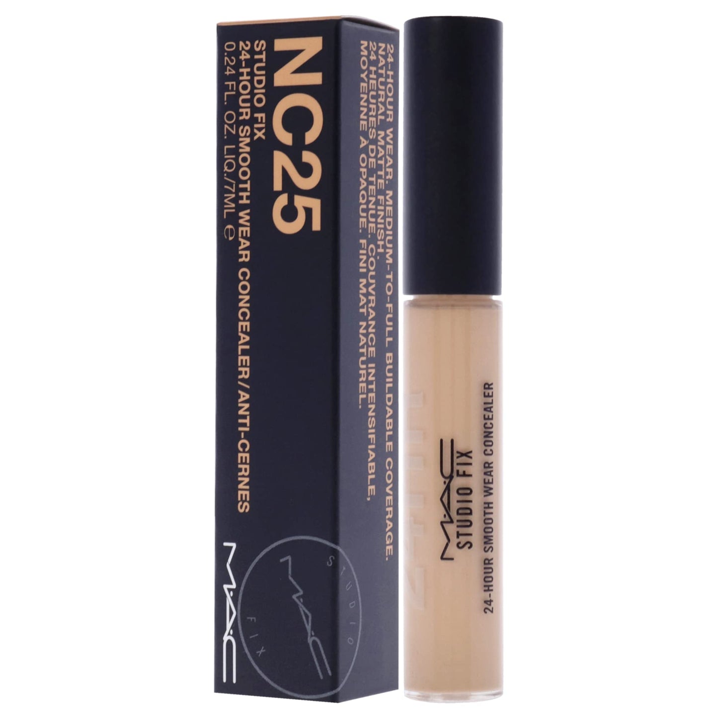 Studio Fix 24 Hour Smooth Wear Concealer - NC25 by MAC for Women - 0.24 oz Concealer
