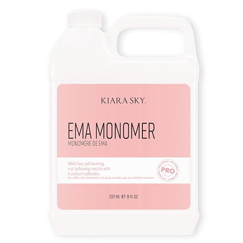 Kiara Sky EMA Monomer - Professional Acrylic Nail Liquid, 8 Fl Oz Beauty & Personal Care KIARA SKY