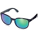Revo Kash RE 1028 05 GN Polarized Square Sunglasses, Navy/Grey/Atlantic Green Water, 57 mm