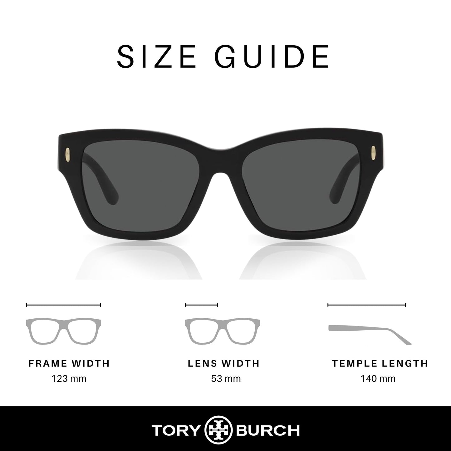 Sunglasses Tory Burch TY 7167 U 170987 Black