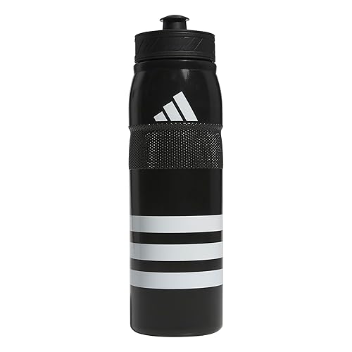 adidas Water Bottle 750 mL (28 oz) Squeeze for Sports, Gym & Training