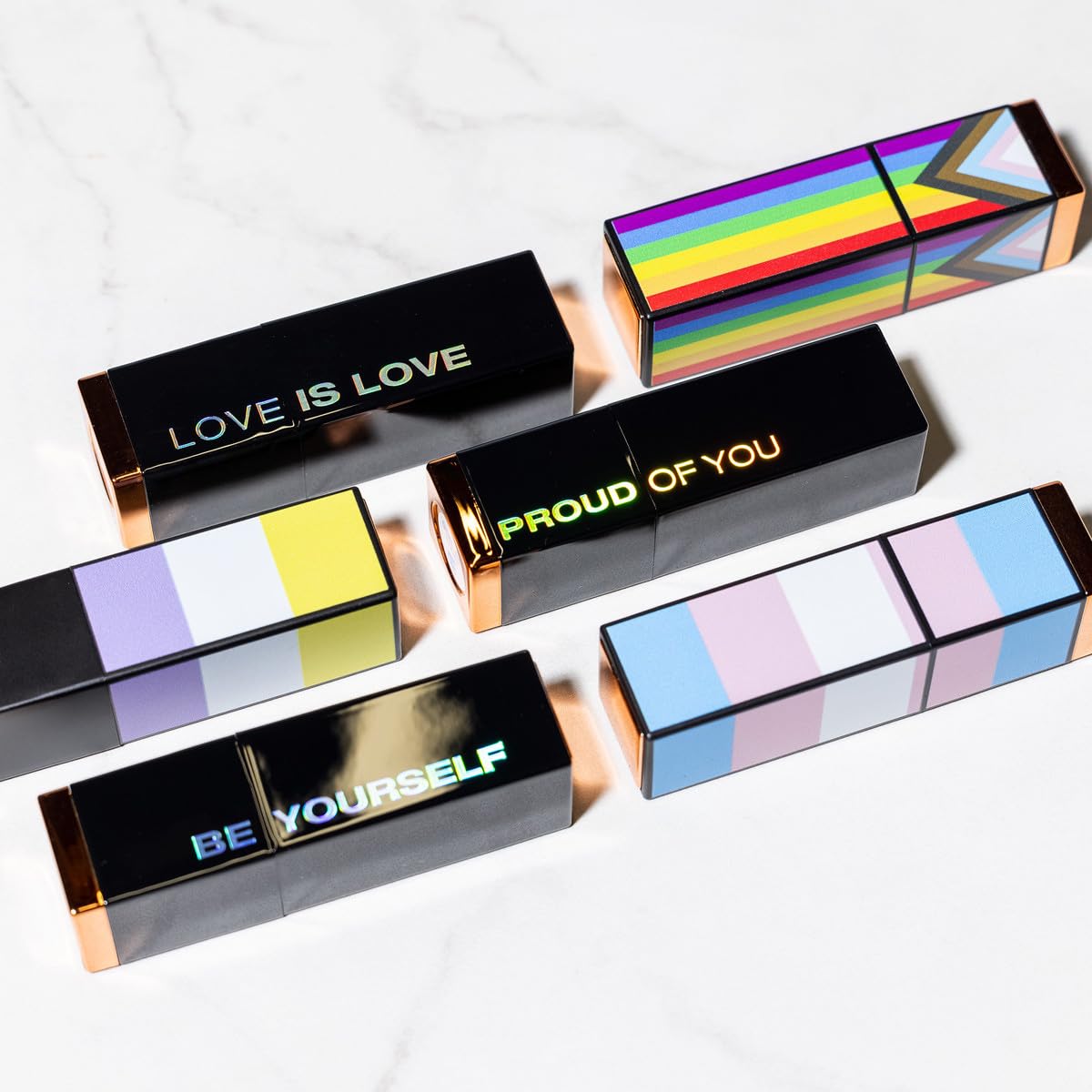 Kandi Koated Proud of You Pride Lipstick Collection - Special Edition Commemorative Set | Creamy Lipstick Set | Rich Color, Paraben-Free, Cruelty-Free