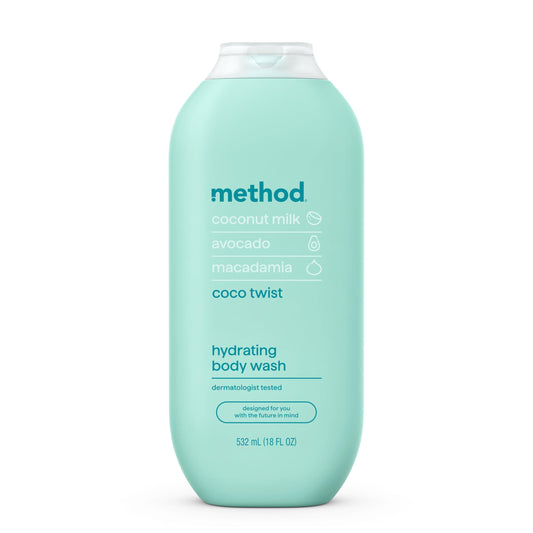Method Body Wash, Coco Twist, 18oz Beauty & Personal Care Method