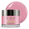 SNS Nail Dip Powder, Gelous Color Dipping Powder - Hot Yoga Pants (Pink/Pastel, Shimmer) - Long-Lasting Acrylic Nail Color & Polish Lasts 14 Days Beauty & Personal Care SNS Healthy Natural Nails