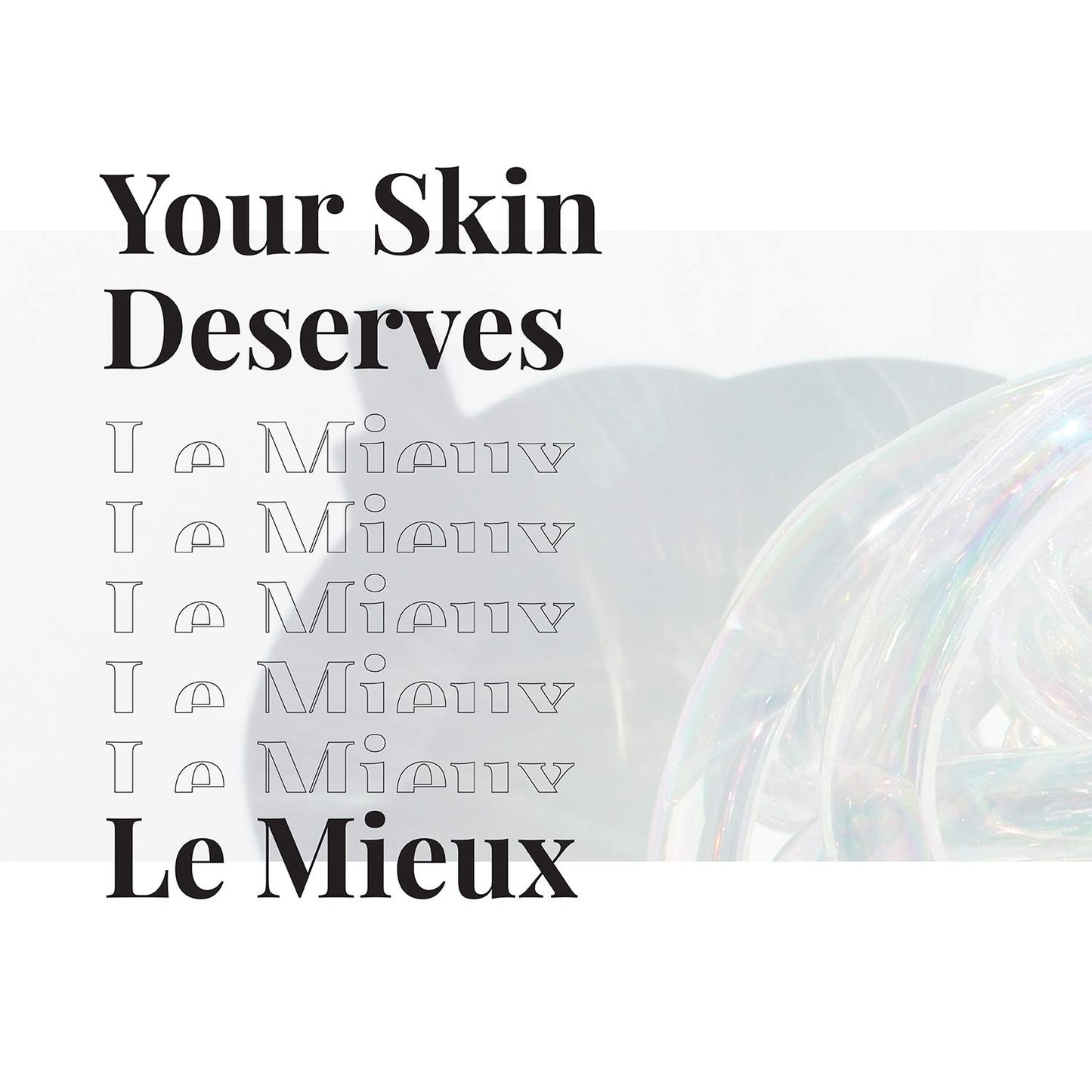 Le Mieux Rx Complex Serum - Antioxidant, Peptide & Hyaluronic Acid Anti-Aging Face Serum to Help Address the Appearance of Fine Lines & Wrinkles, Dark