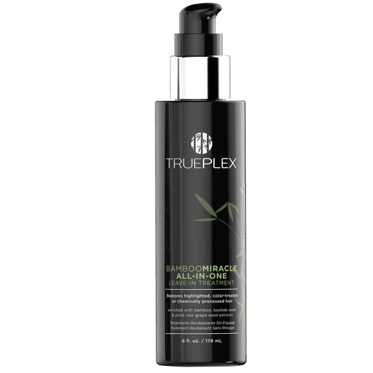 KERATHERAPY Trueplex Bamboo Miracle All-In-One Conditioning Treatment, 6 oz., 178 ml - Vegan Leave in Hair Strengthener with Baobab, Grape Seeds