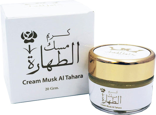 Musk Al Tahara Moisturizers Cream Oil By Hamil Al Musk Saudi Perfume Women Fragrances ???? ??? ??????? ???? ???? (Pack of 1 / 20g / 0.70 oz)