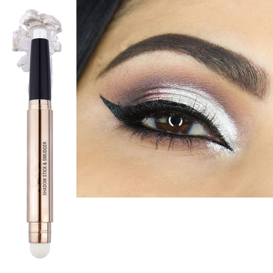 Metiplou White Eyeshadow Stick eyeliner pencil Eye Makeup Cream Shimmer Smooth Glitter Dark Light Matte Single Crayon Primer Palette Hypoallergenic