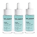 Solawave Renew Complex Red Light Therapy Activation Serum for Face & Neck | Pairs with LED Facial Wand Device | Hydrates & Plumps the Skin | Blue
