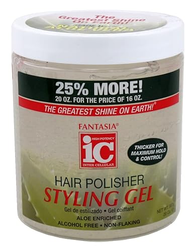 FANTASIA Hair Polish Styling Gel With Sparkle Lites Regular By Fantasia, 16 Ounce