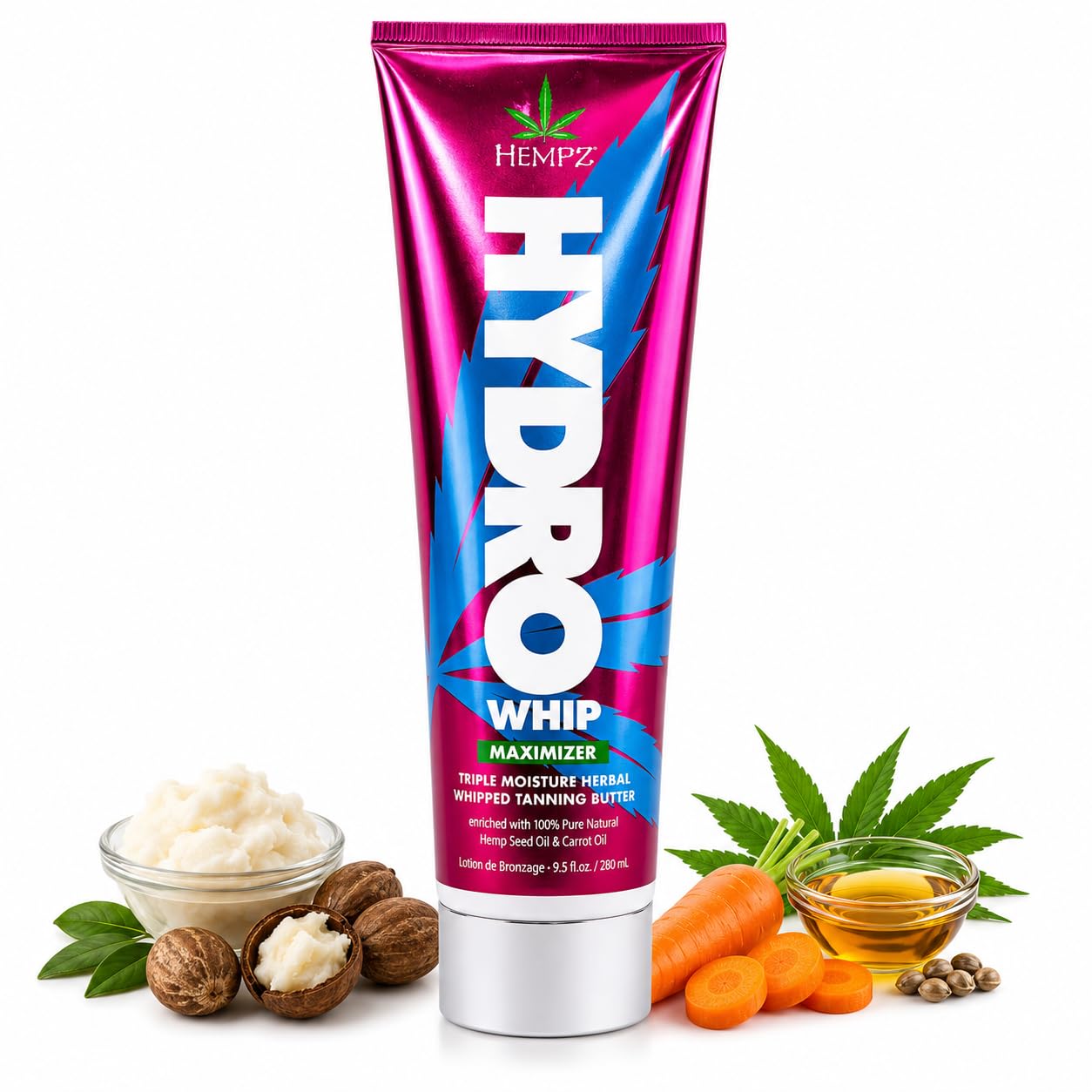 Hempz HydroWhip Maximizing Butter 9oz, White