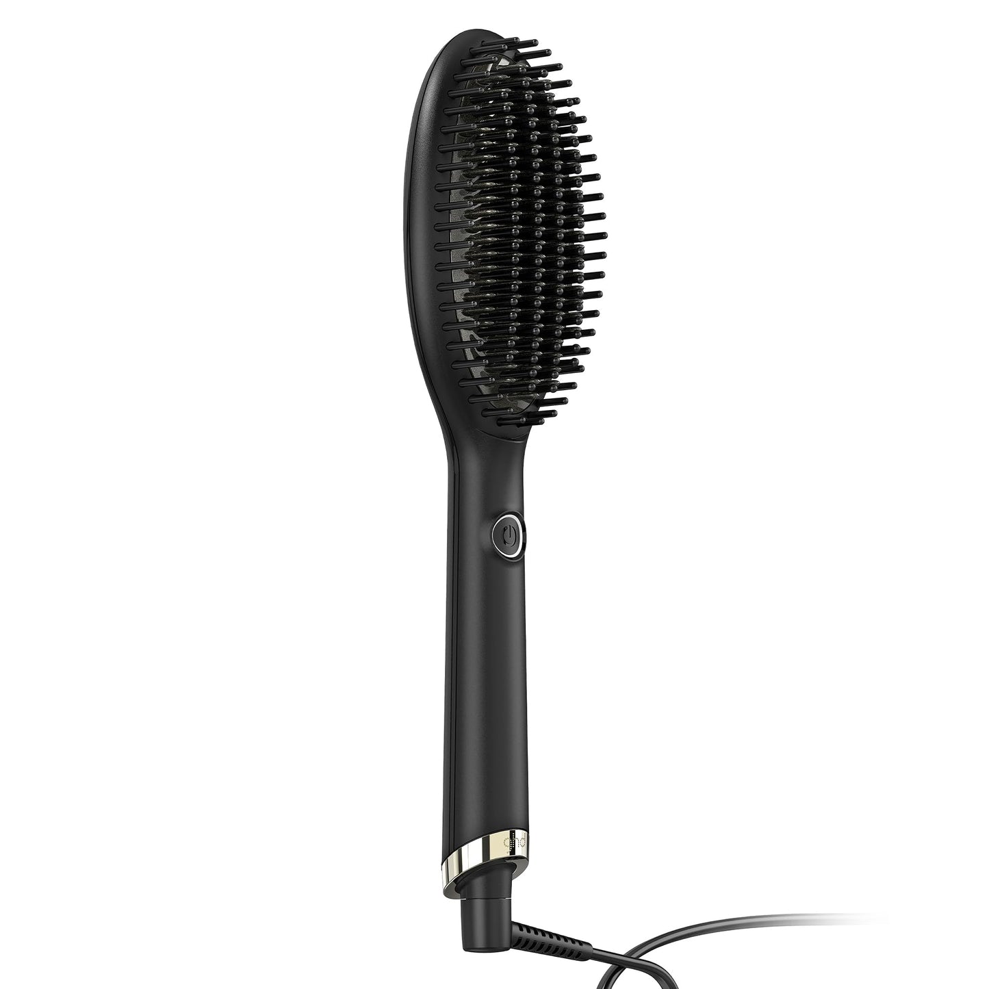 ghd Glide Smoothing Hot Air Brush - Professional 1.25” Ceramic Brush with Ionizer for Frizz-Free Styling on Dry Hair - 365ºF Safe Heat Technology