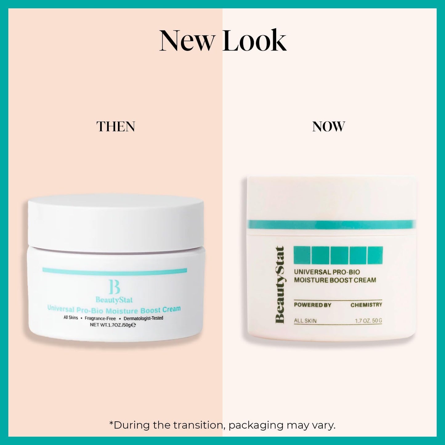 BeautyStat Probiotic 24HR Moisture Boost Cream - Made in the USA - Daily Moisturizer Face Cream with Probiotics, Ceramides, Hyaluronic Acid