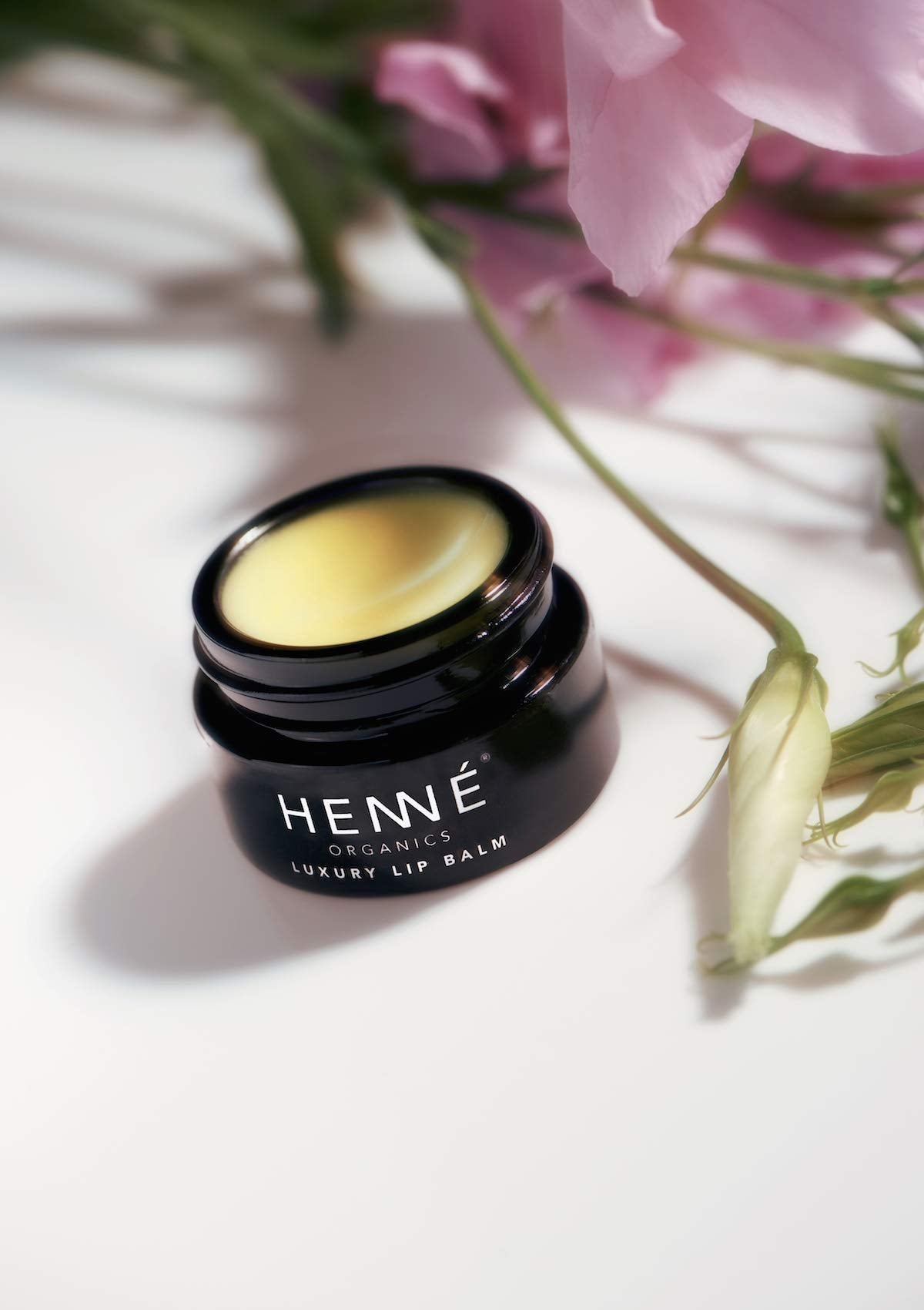 Henné Organics Luxury Lip Balm - Natural and Organic Moisturizer - 0.35 Ounce Jar Beauty and Personal Care HennÃ Organics
