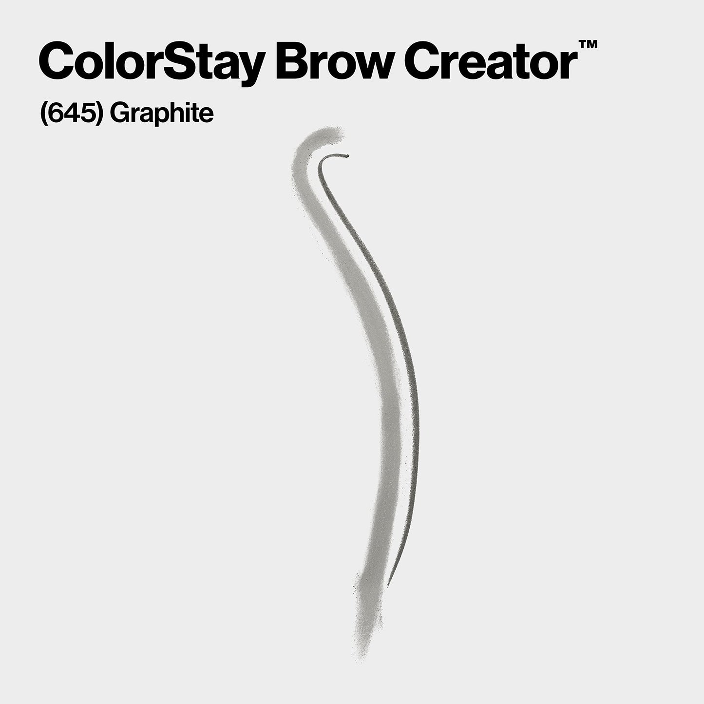 Revlon Colorstay Eyebrow Pencil Creator with Powder & Spoolie Brush to Fill, Define, Sculpt, Shape & Diffuse Perfect Brows, Graphite (645) 0.23 oz