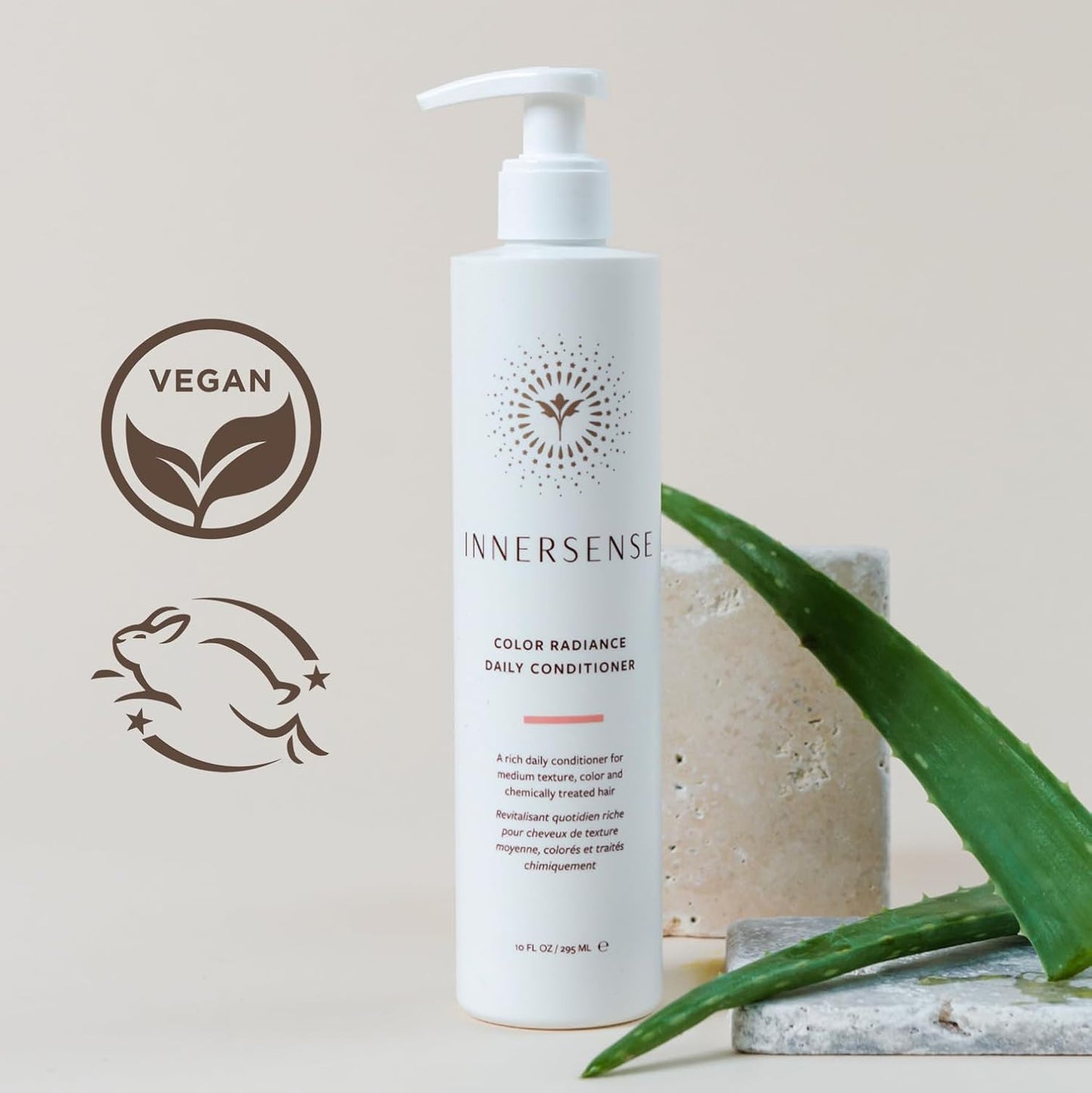 INNERSENSE Organic Beauty - Color Awakening Hairbath Shampoo + Daily Conditioner Duo | Non-Toxic, Cruelty-Free, Clean Haircare (10 fl oz each)